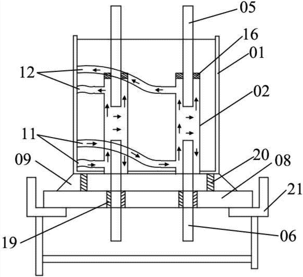 Acceptance device for grout sleeve joints of prefabricated concrete structure and use method of acceptance device