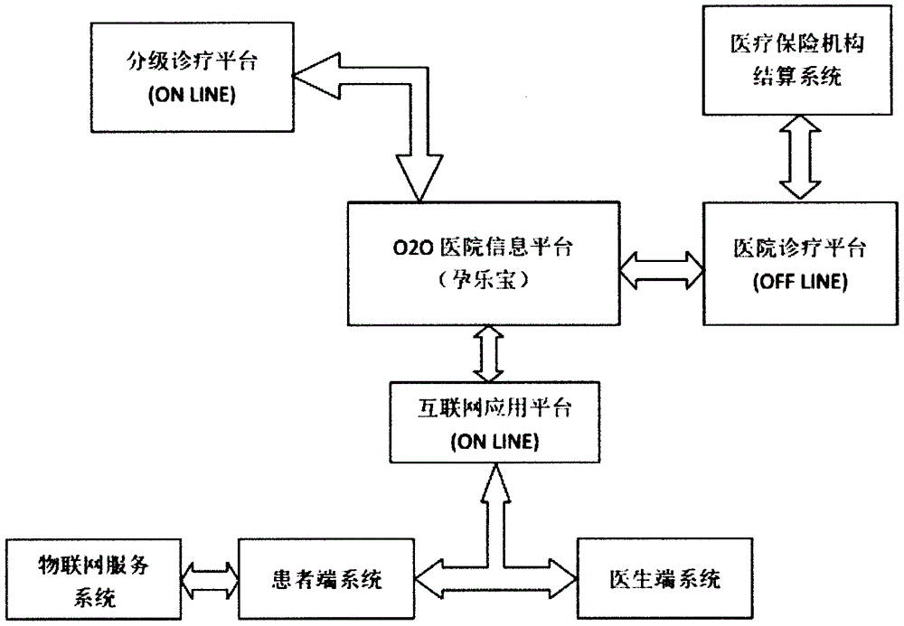 O2O medical information system based on cloud platform