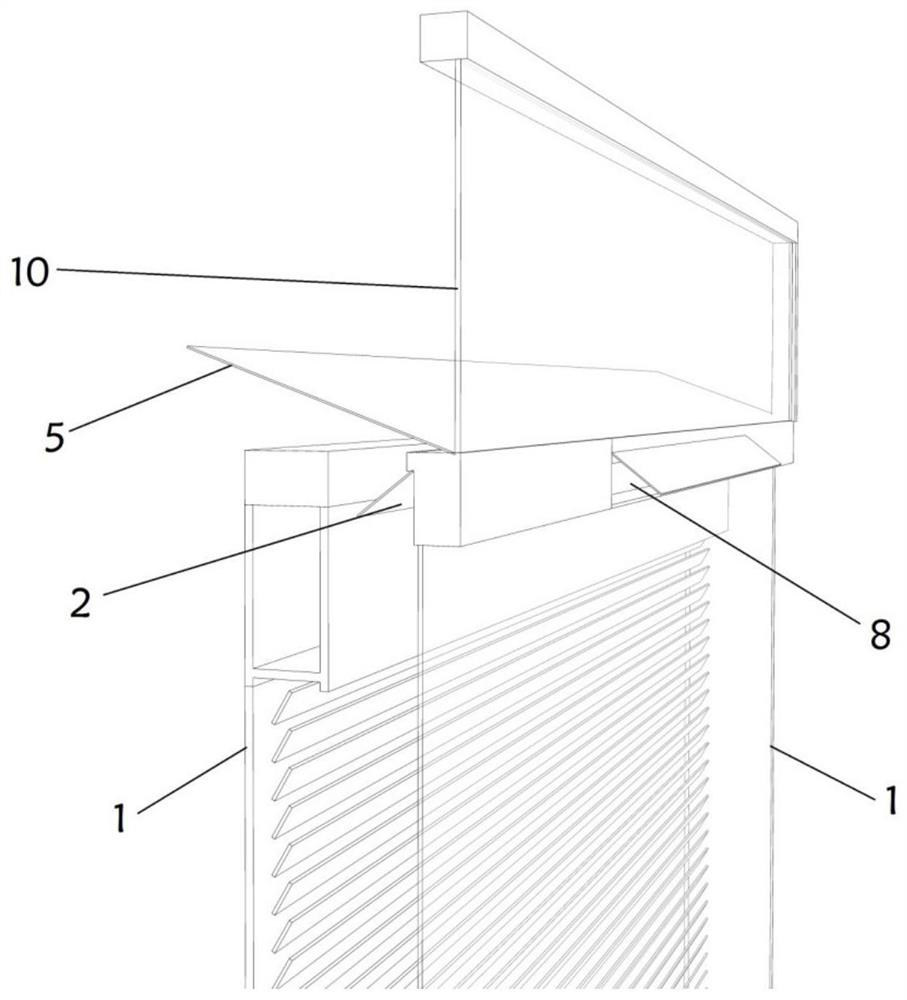 Intelligent regulation and control type building skin circulation system