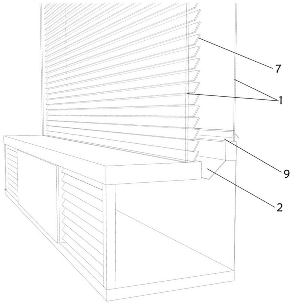 Intelligent regulation and control type building skin circulation system