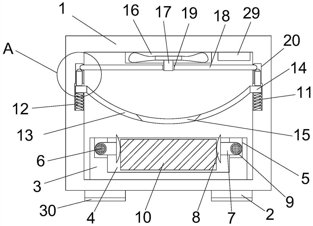 An artificial intelligence-based virtual anchor screen monitoring and processing equipment