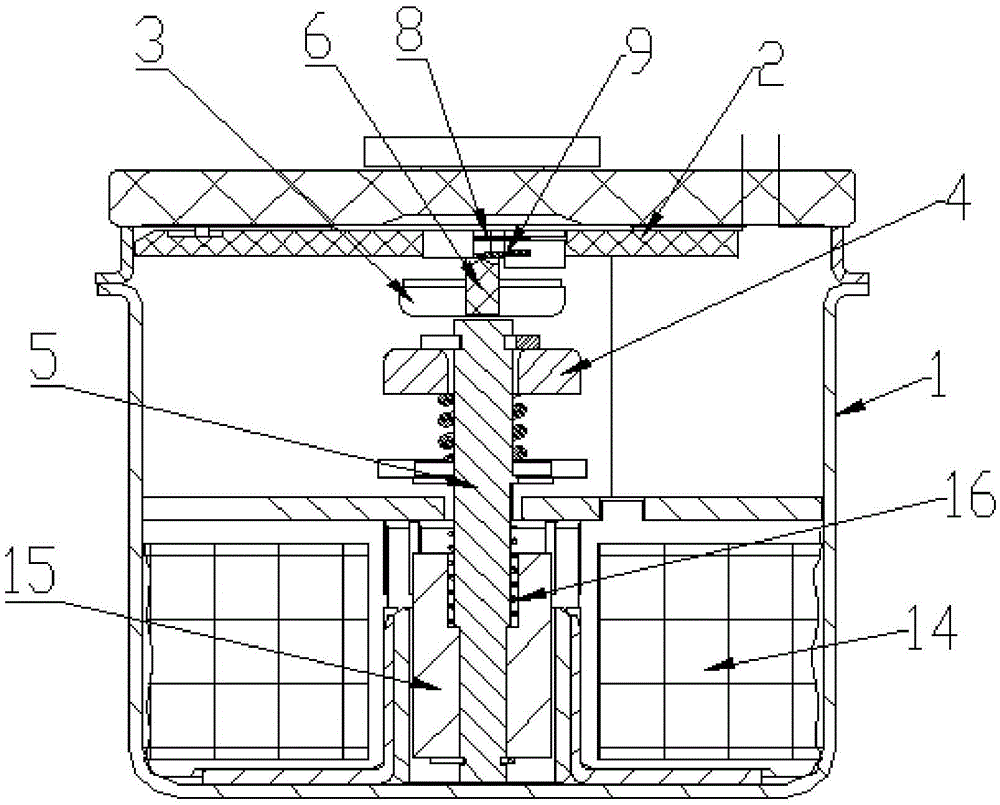 High-voltage sealed DC contactor with auxiliary contacts