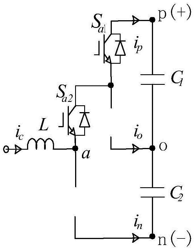 Three-level converter and control method thereof