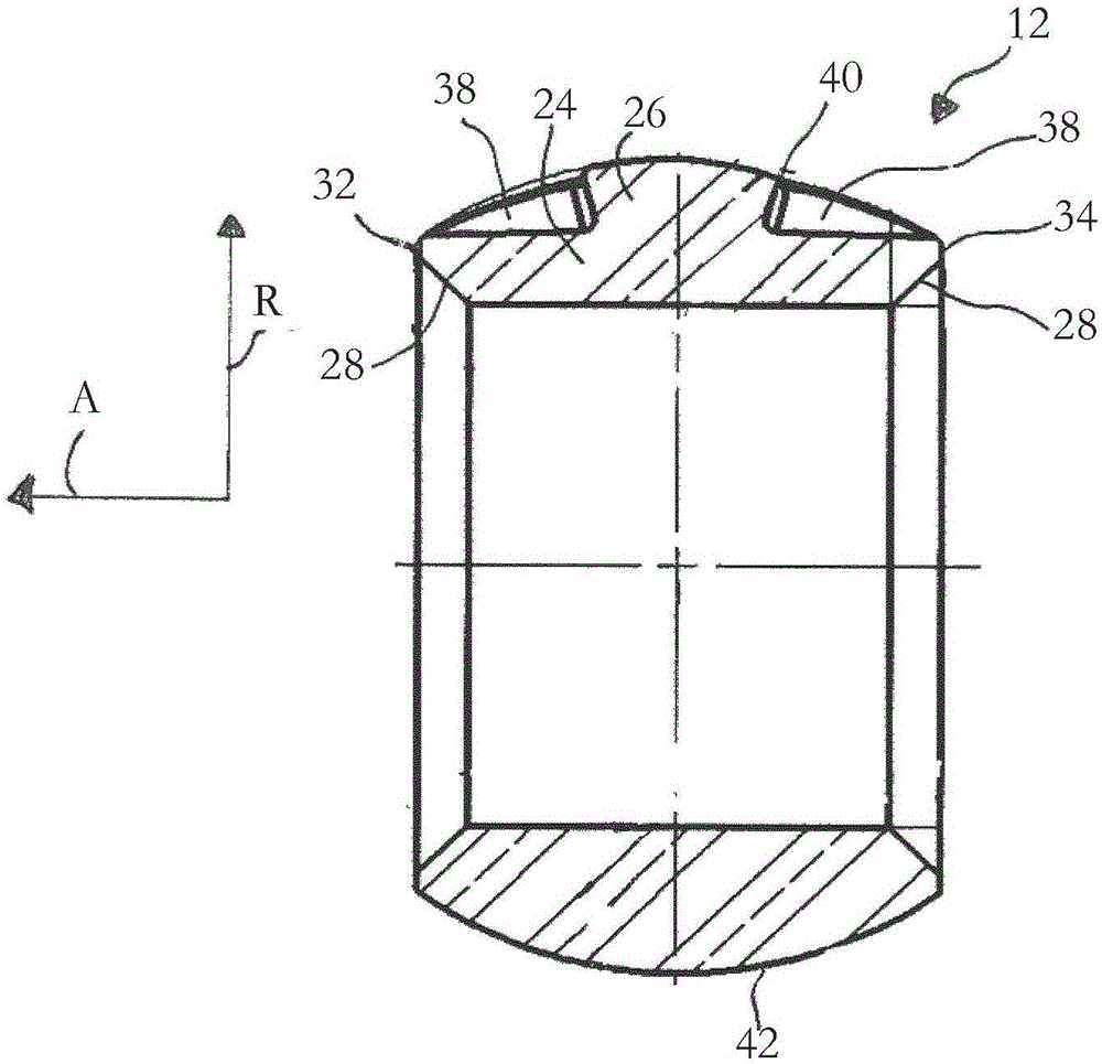 Centring sleeve for bearing and centring a shaft end