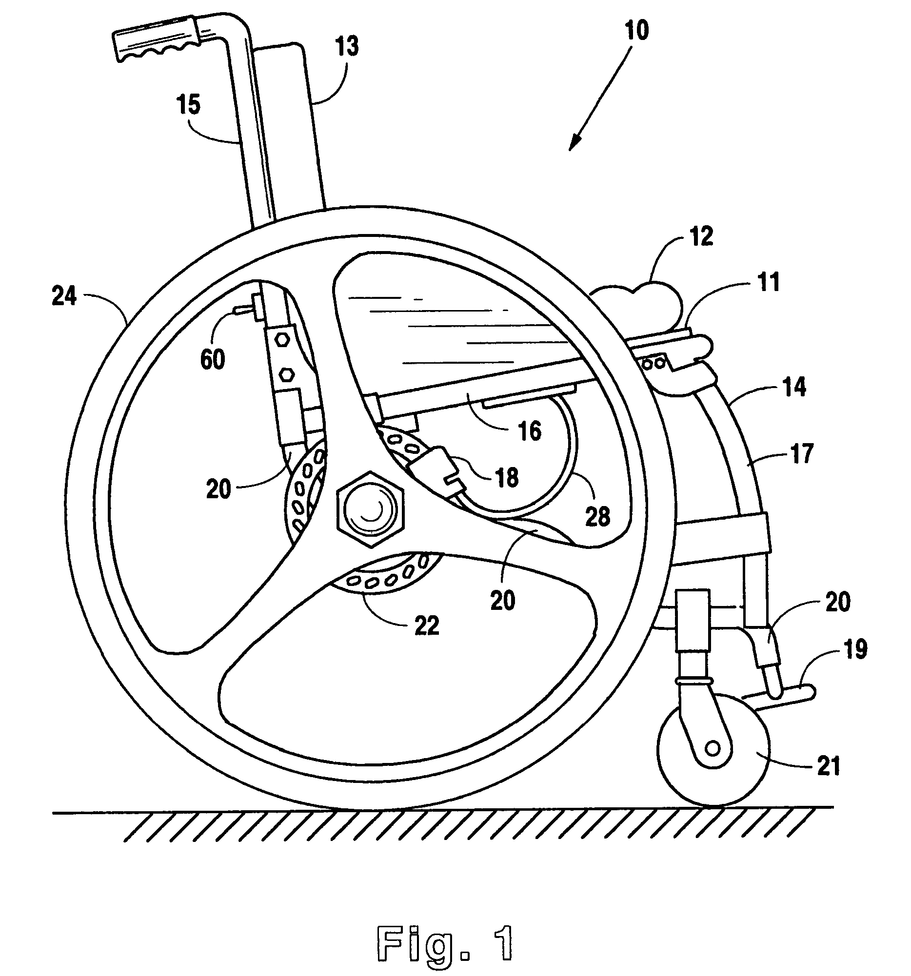 Quick release detachable wheels