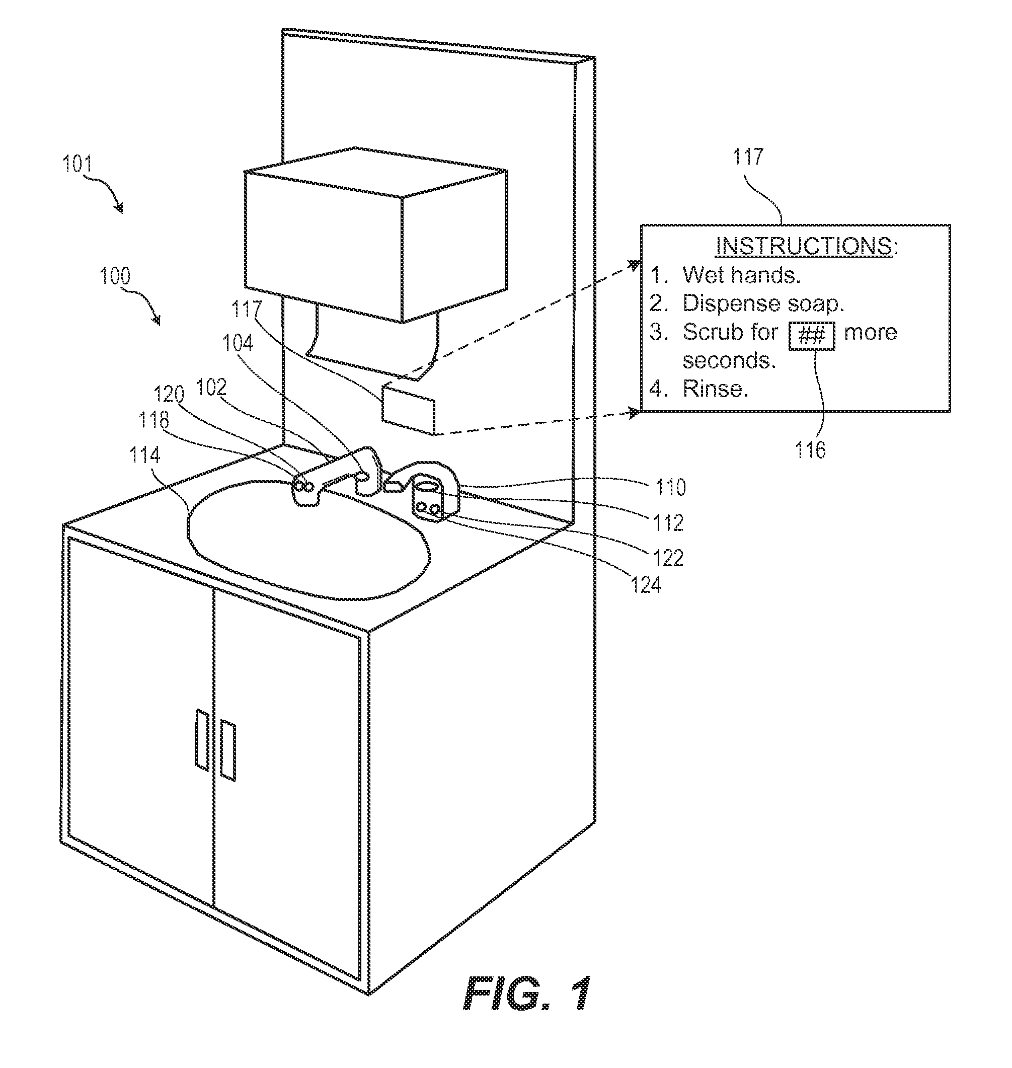 Hand cleaning station