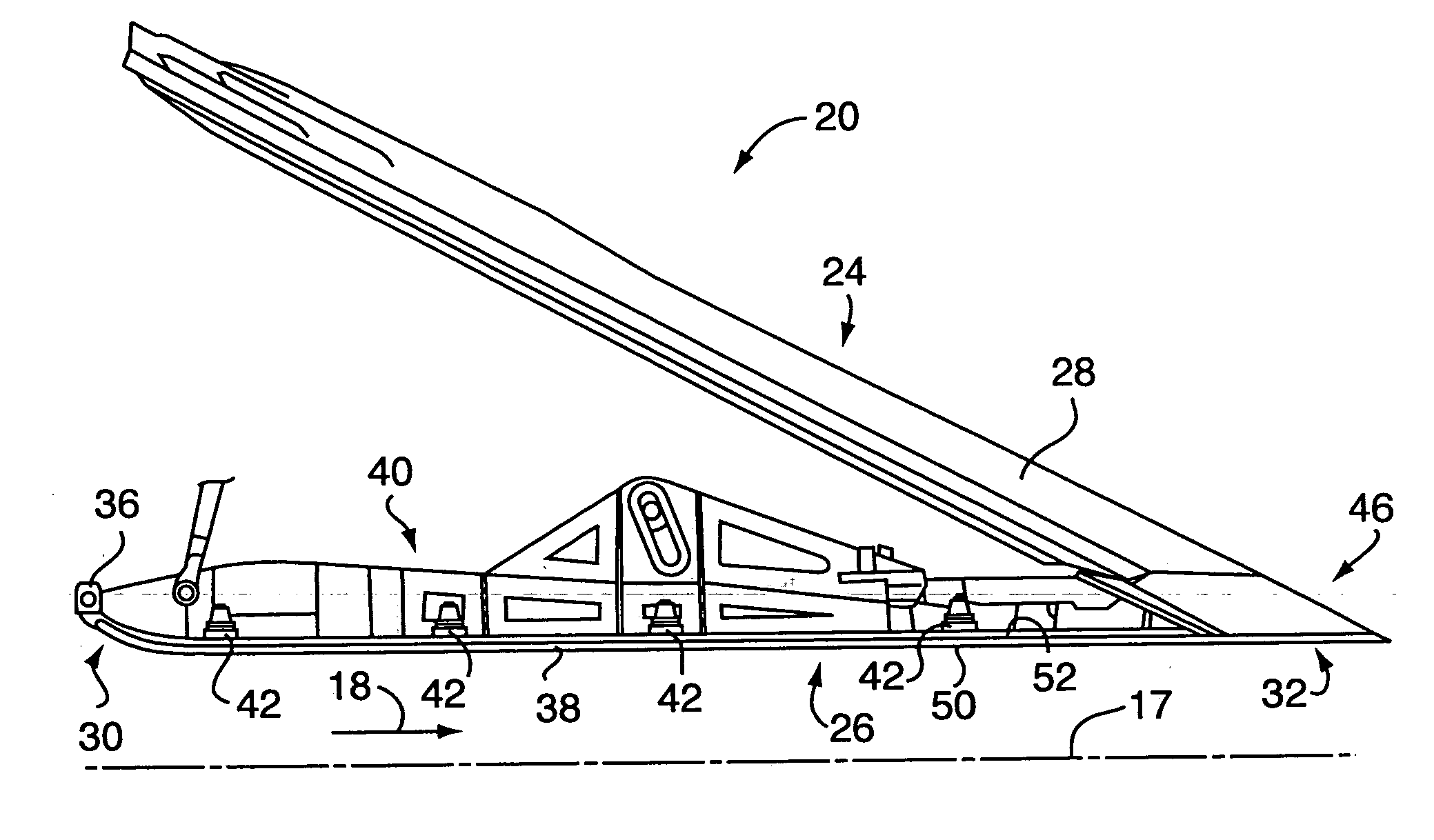 Divergent flap for a gas turbine engine