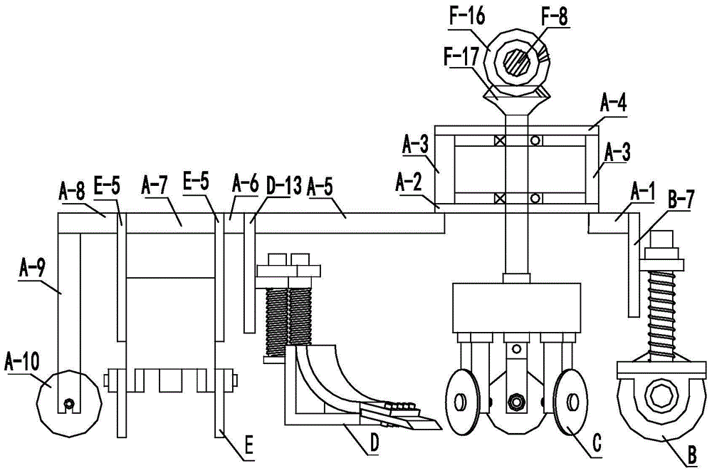 Ice and snow crushing ice and snow blowing combined snow removal device