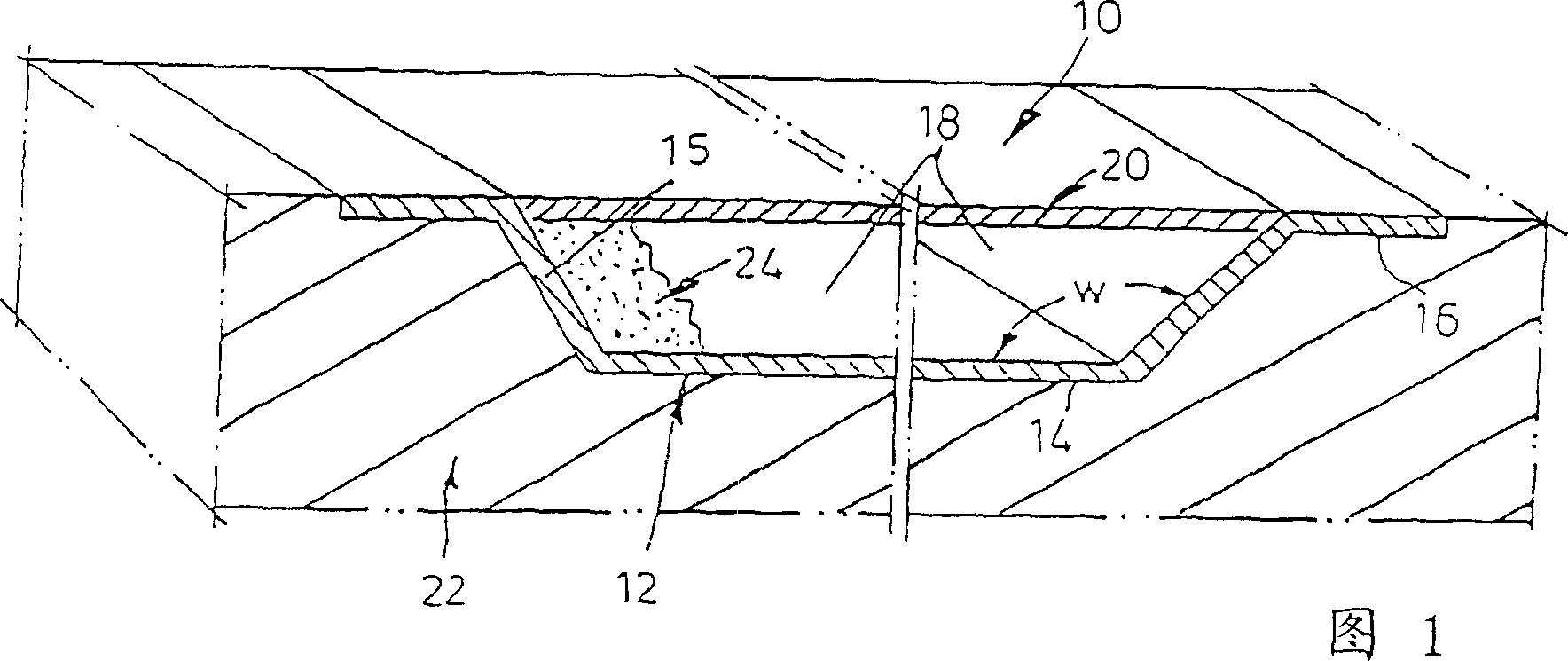 Disposal area for storing substances composite substances or mixtures thereof, method for treating the same, and corresponding device