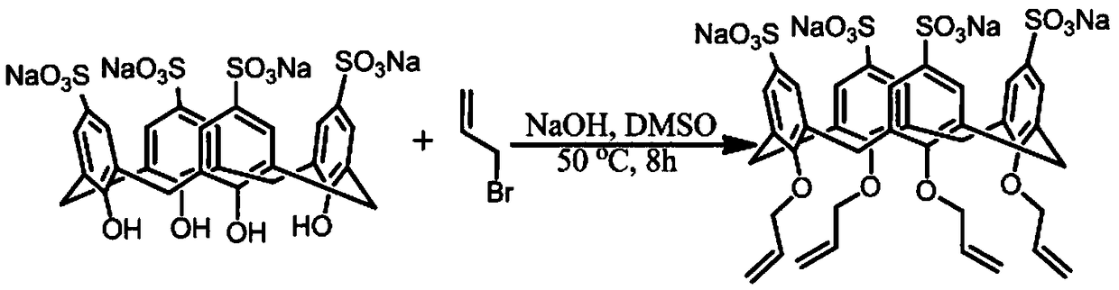 Fluorescent hydrogel with excellent swelling performance and preparation method thereof