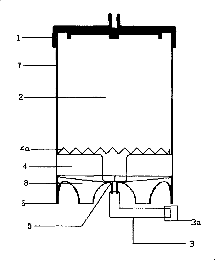 Plant tissue culturing liquid container