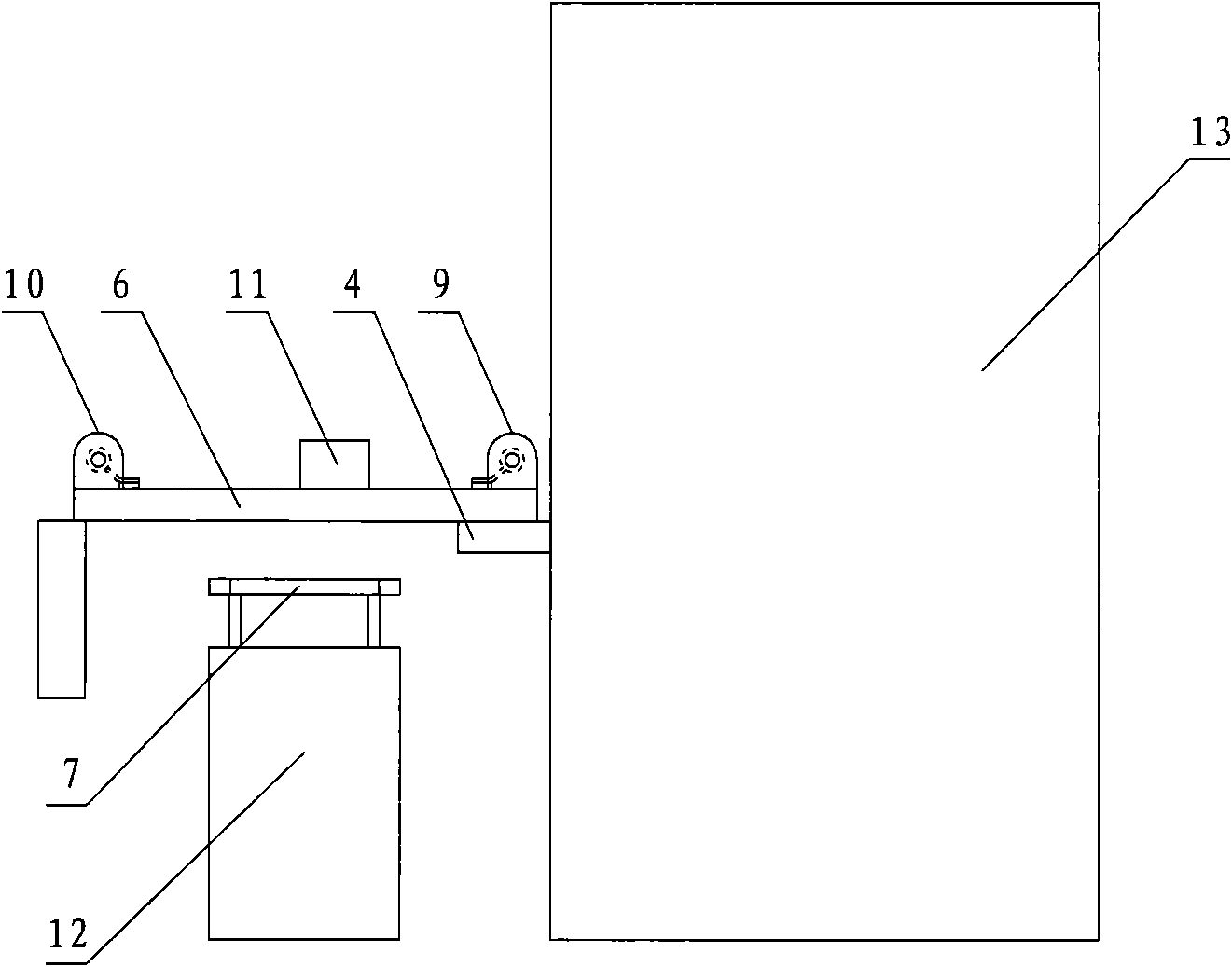 Semiautomatic tube-tops die-pressing device