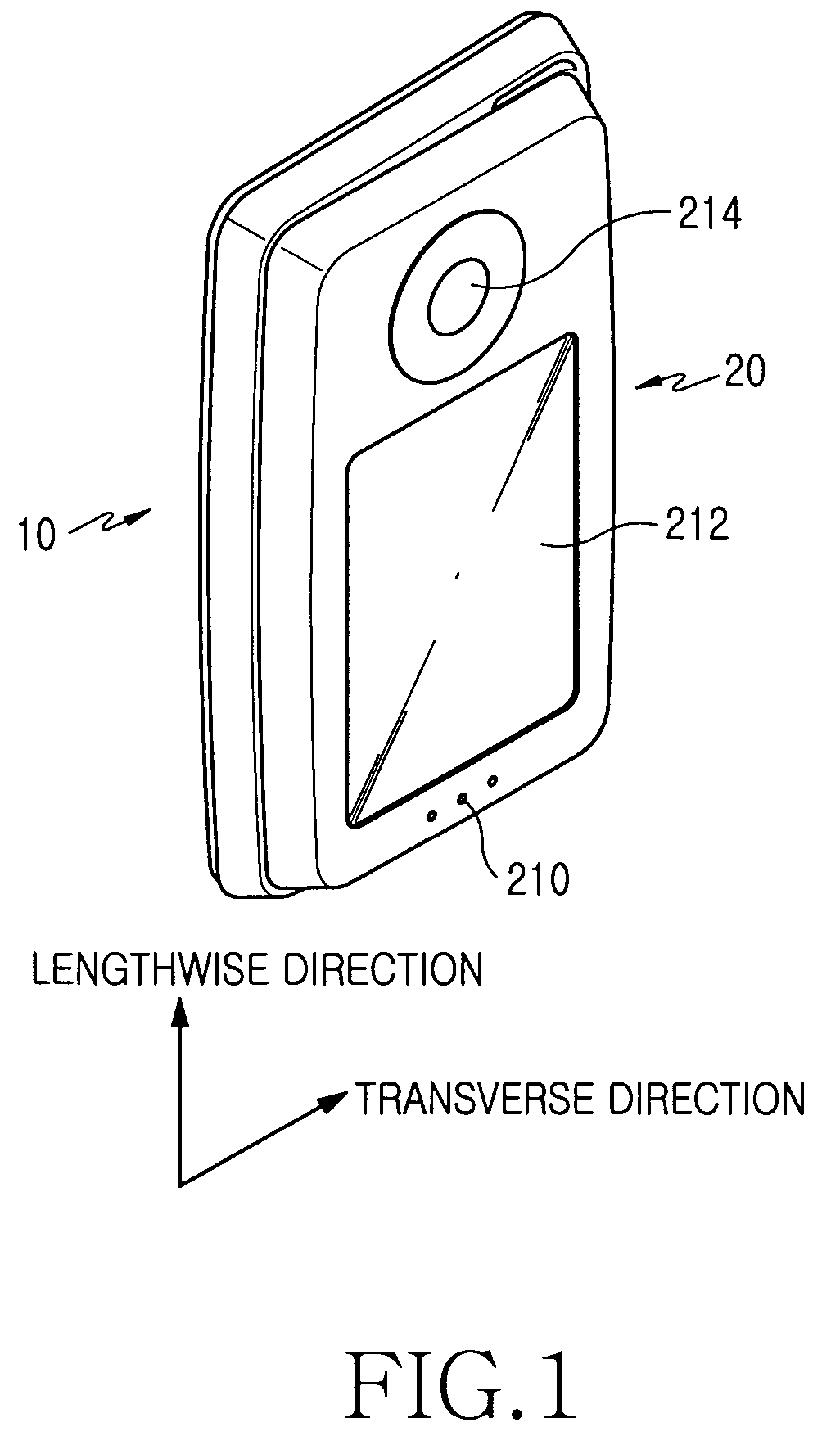 Sliding and swing type portable terminal