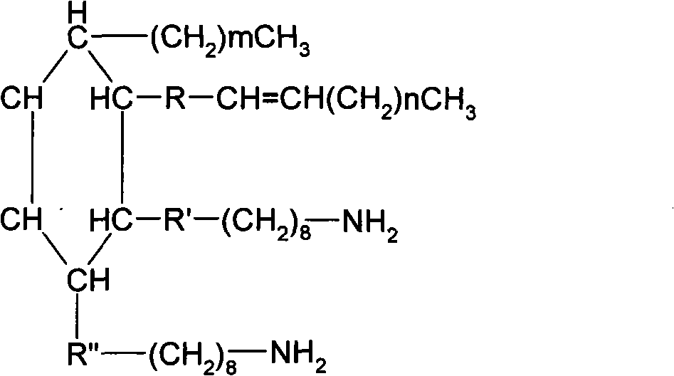 Dimeric fatty acid diamine, preparation method and method for preparing dimeric fatty acid diisocyanate