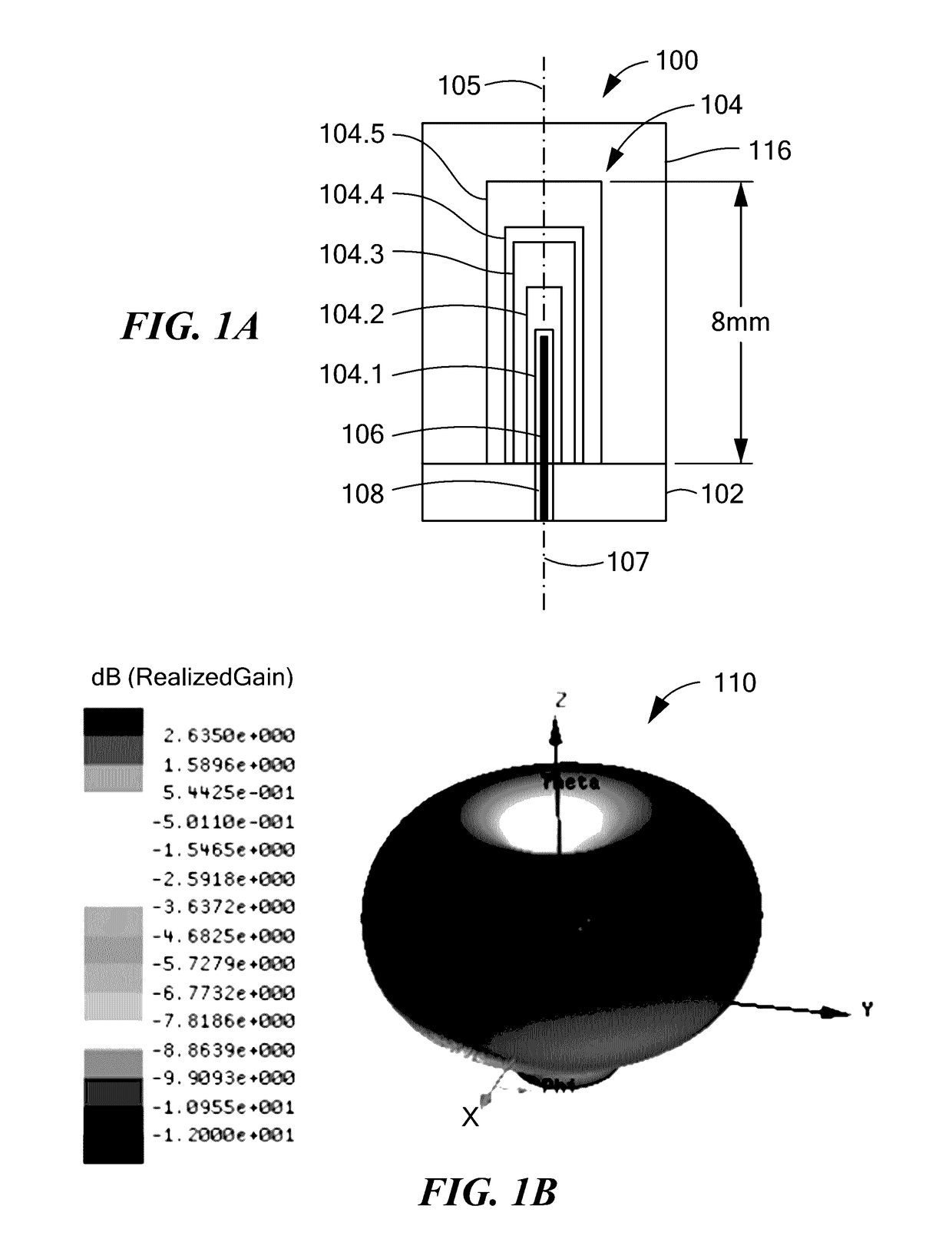 Broadband multiple layer dielectric resonator antenna and method of making the same