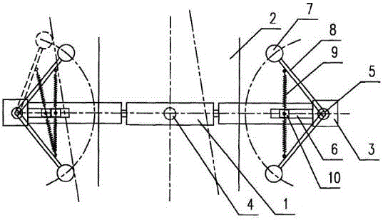 Belt calibrating device of asphalt paver