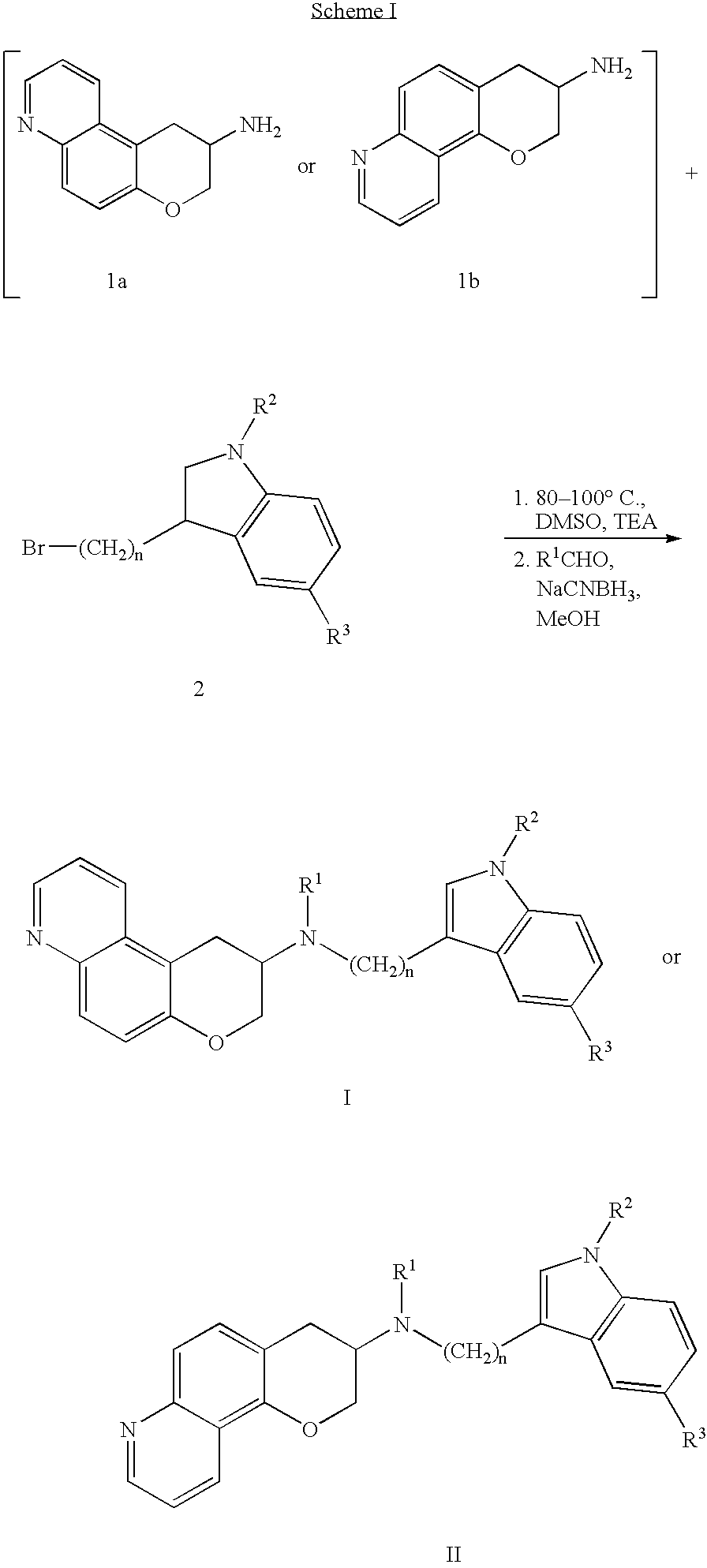 Quinoline 3-amino chroman derivatives