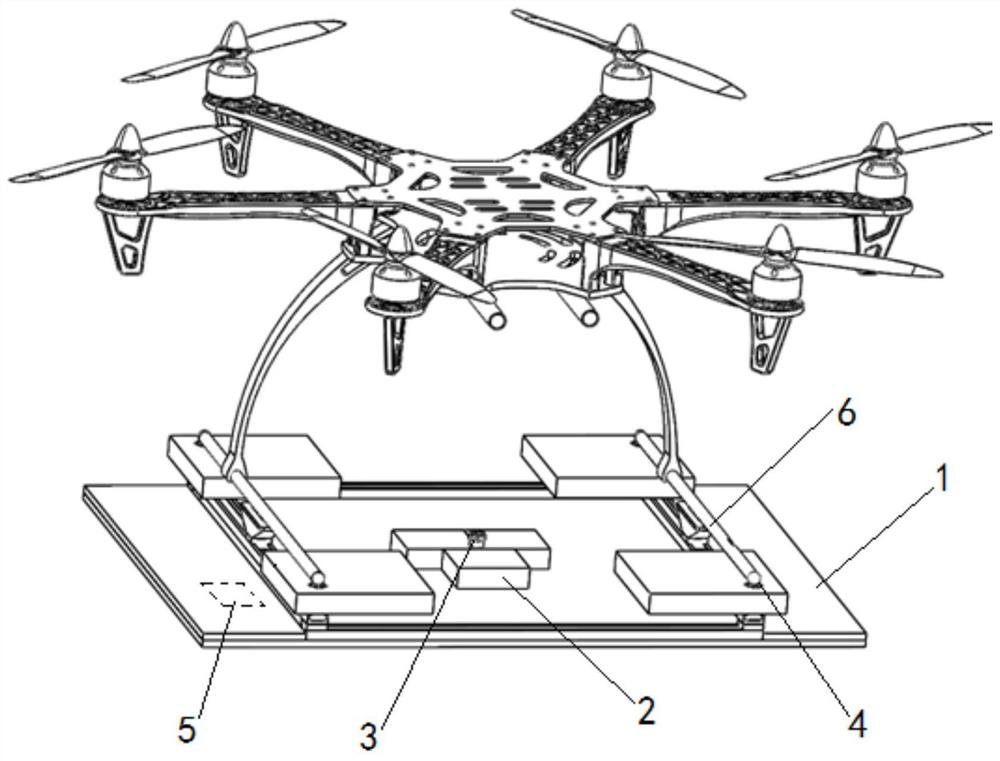 A multi-adaptive electromagnetic force adsorption UAV recovery system