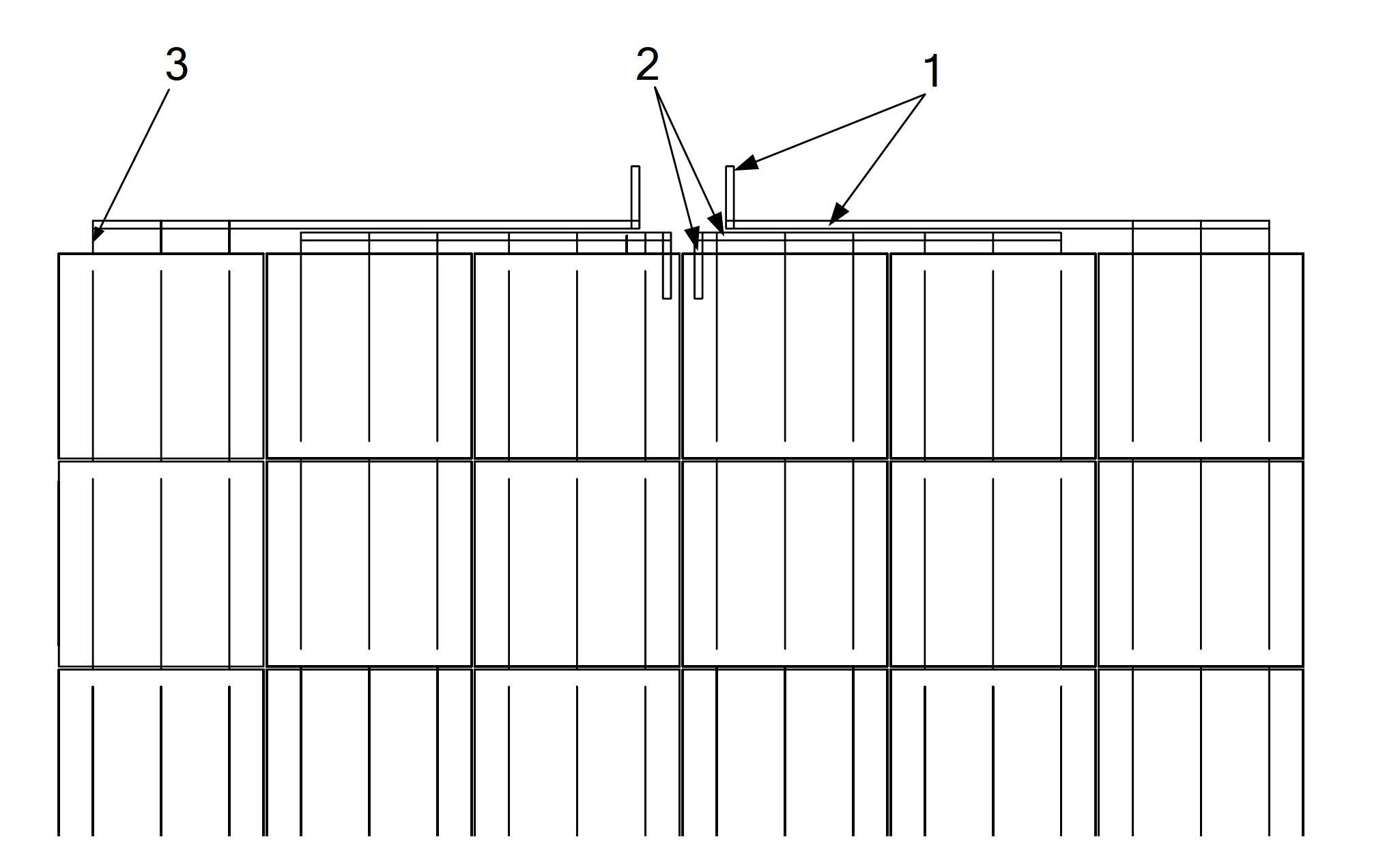 Solar photovoltaic module and manufacturing method for convergence belt leading wires of same