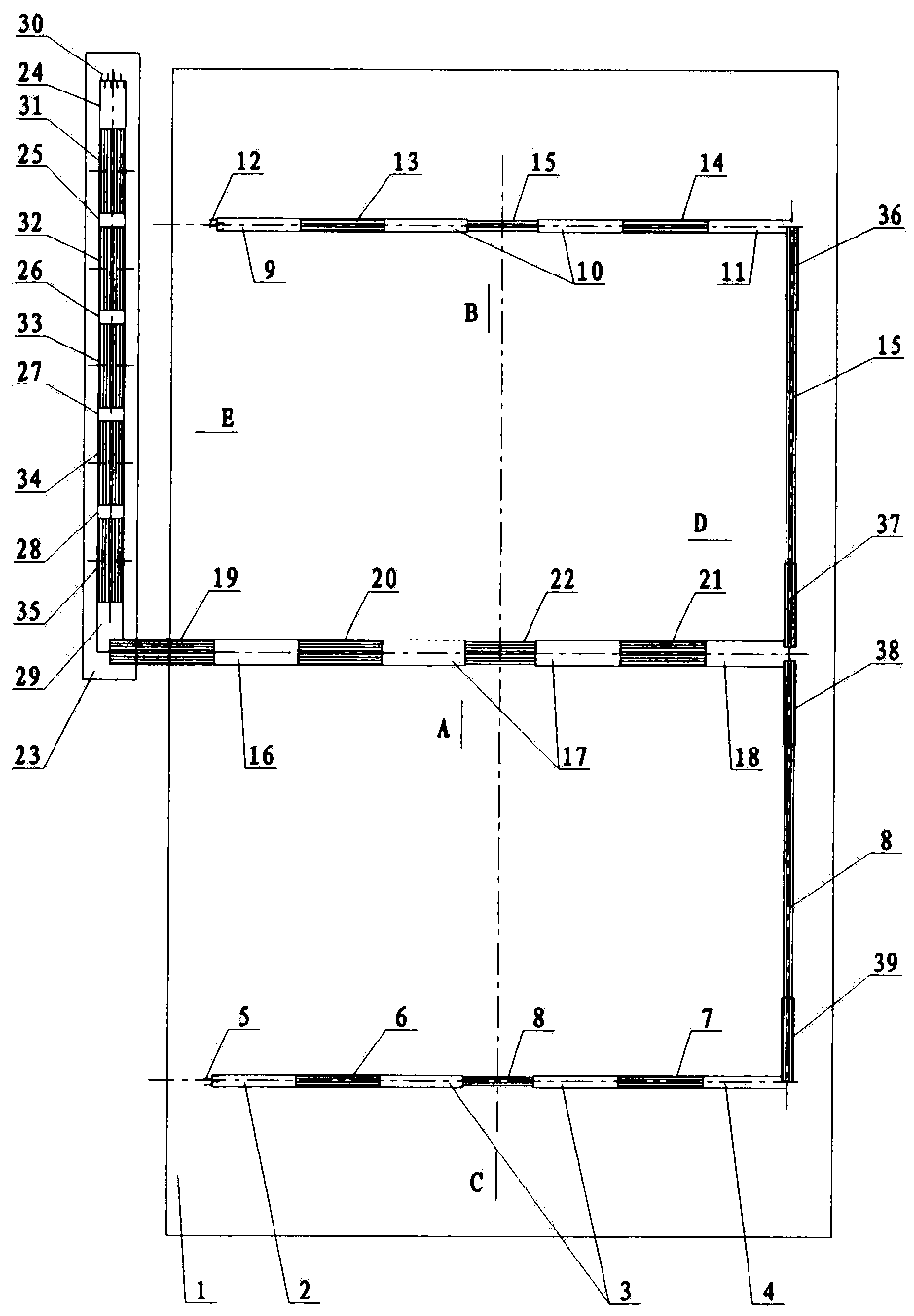 Large-tonnage multi-winding-ratio traction elevator