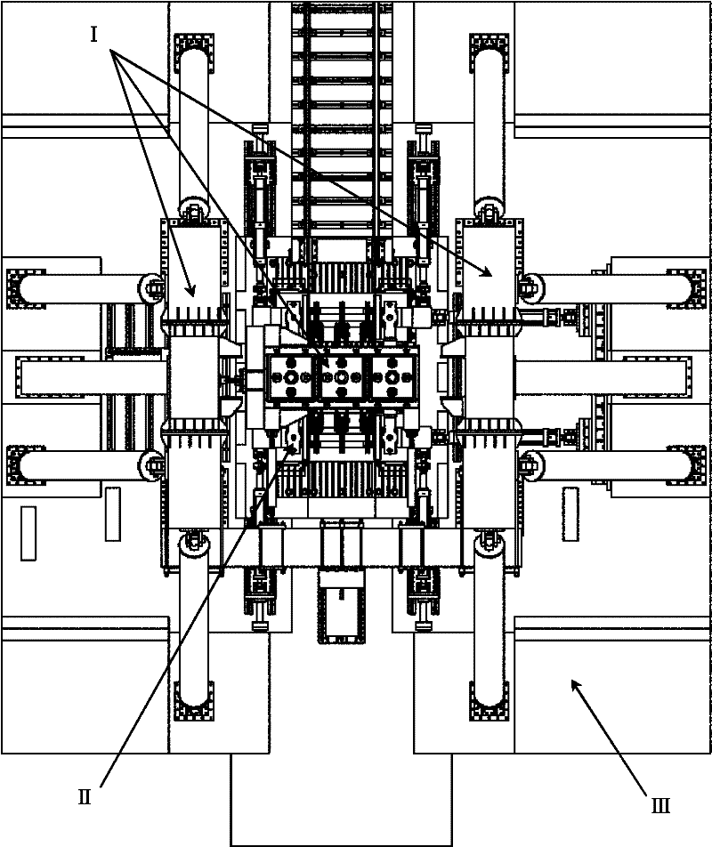 Semi-vehicle mass simulation state based bogie hanging natural vibration characteristic test bed