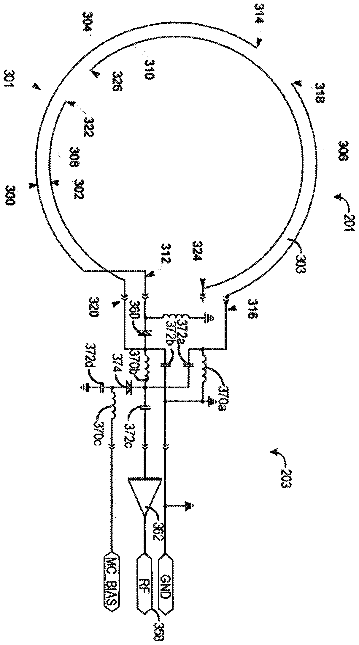 Anterior radio frequency (RF) coil array for a magnetic resonance imaging (MRI) system