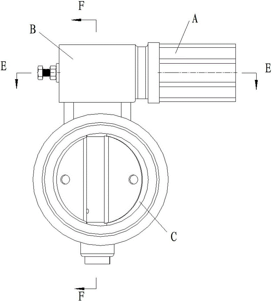 Diesel engine back pressure control valve assembly