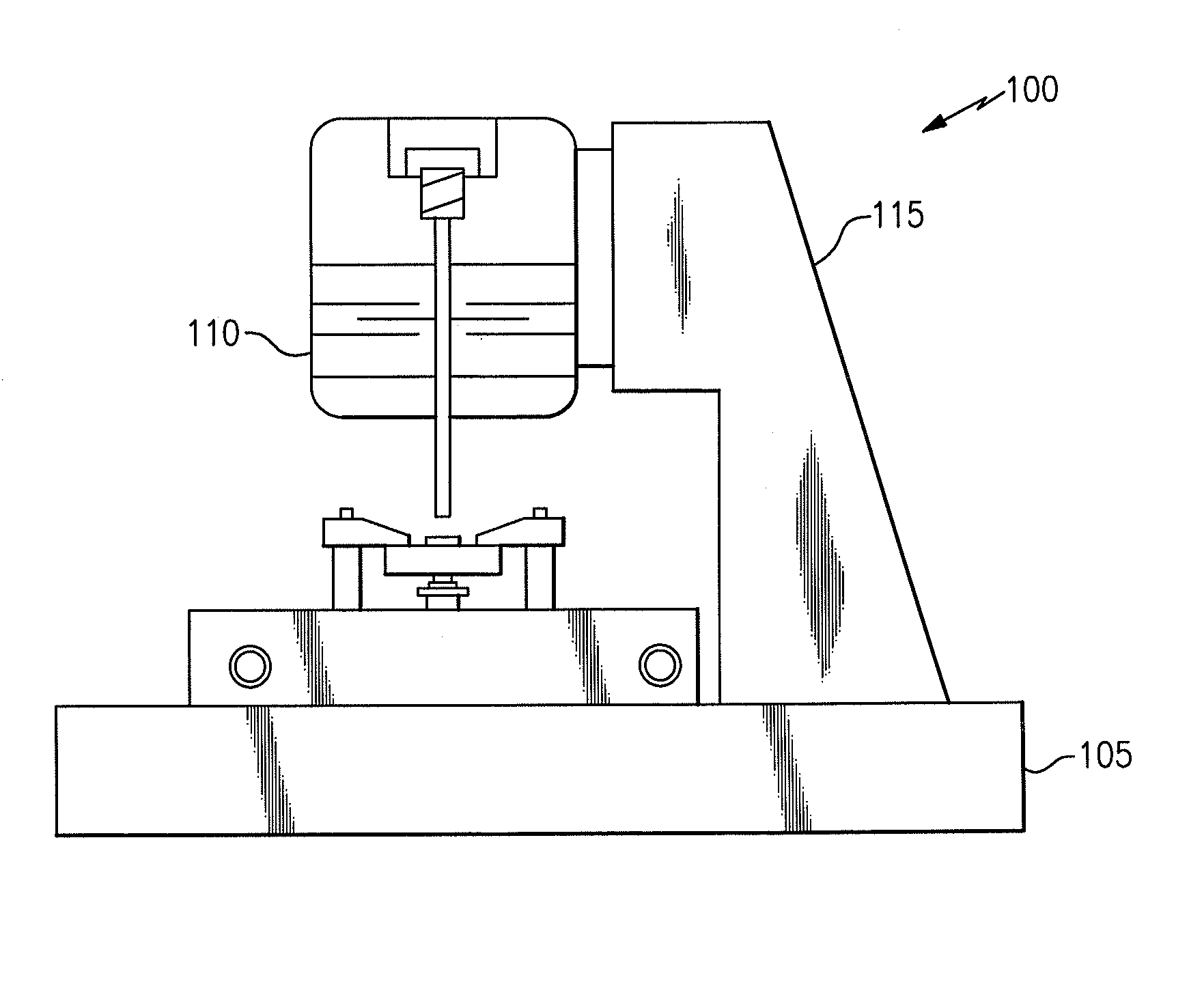 Nanoindenter tip for uniaxial tension and compression testing