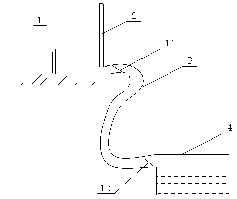 Automatic bait filling device and electric continuous mousetrap using the device