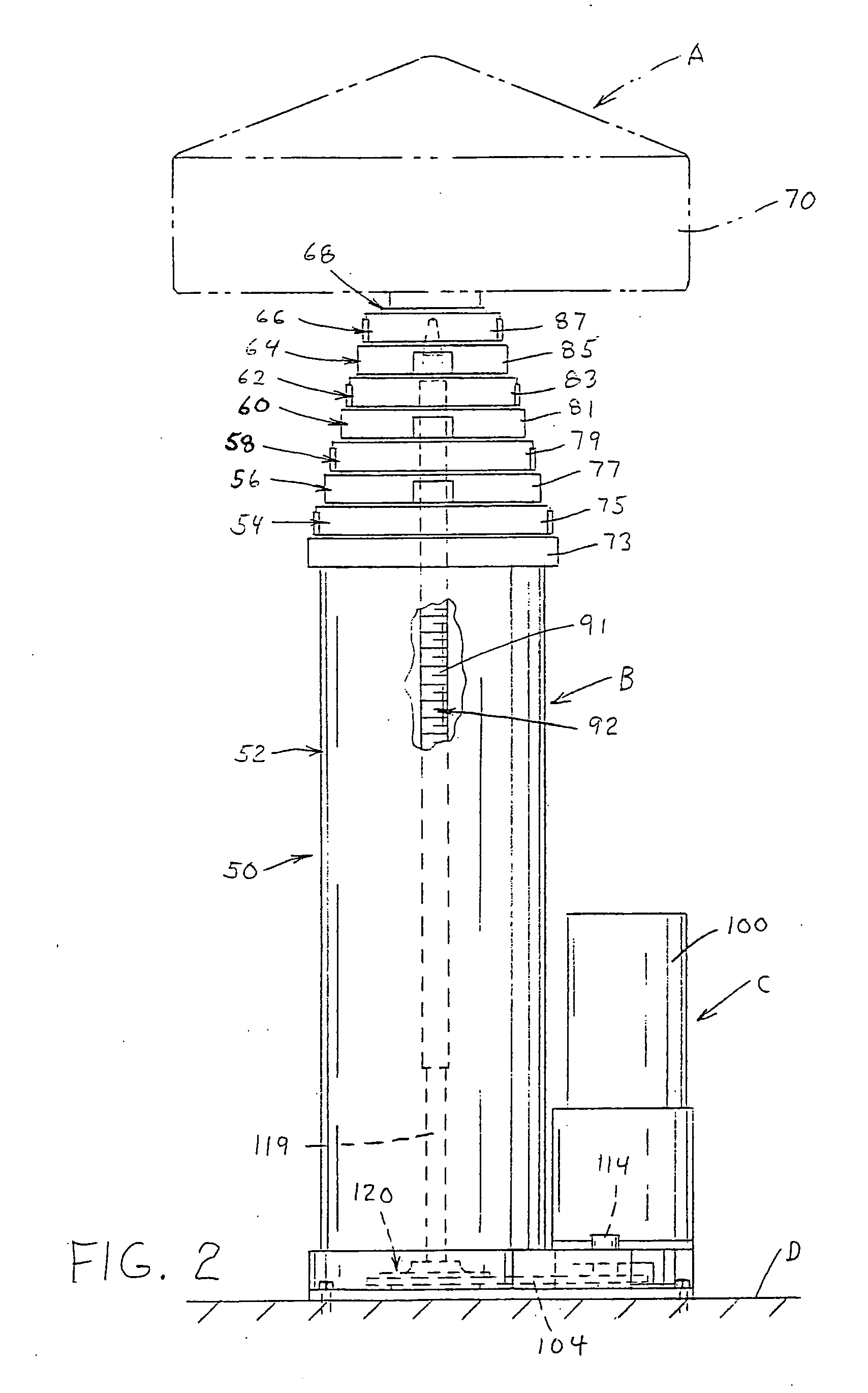 Support bearing assembly