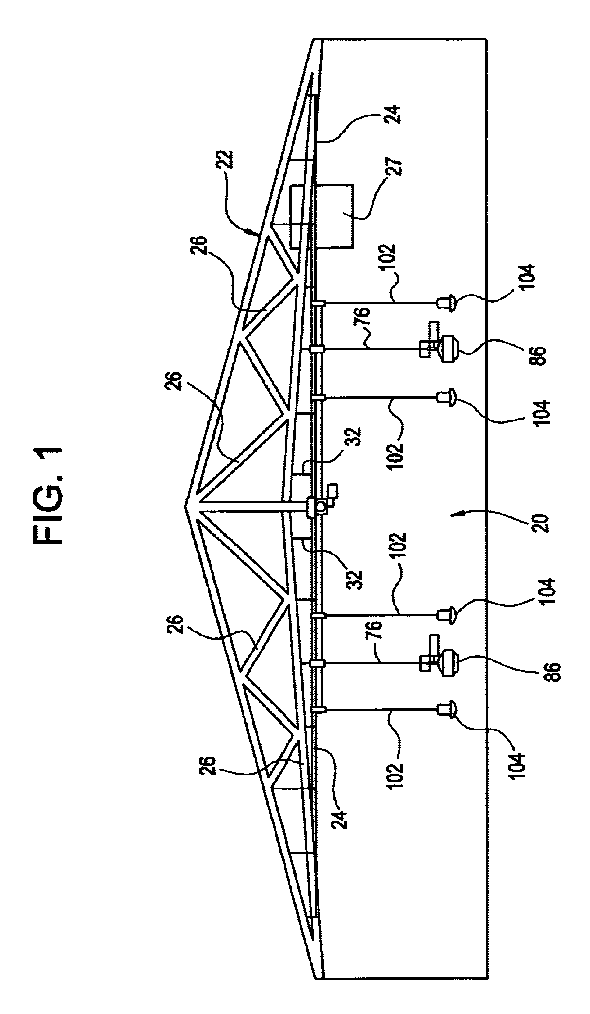 System for moving feeders and/or drinkers within a livestock house