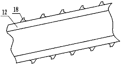 Stone removal rice conveying device