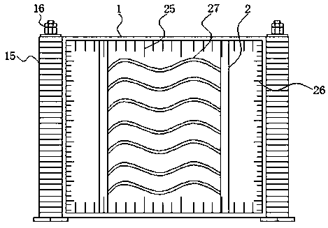 Novel environment-friendly composite plate convenient to process and with flame retardant function