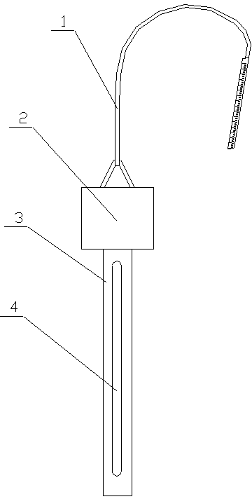 Excessive concrete pouring detector for underwater cast-in-place piles and method for using excessive concrete pouring detector