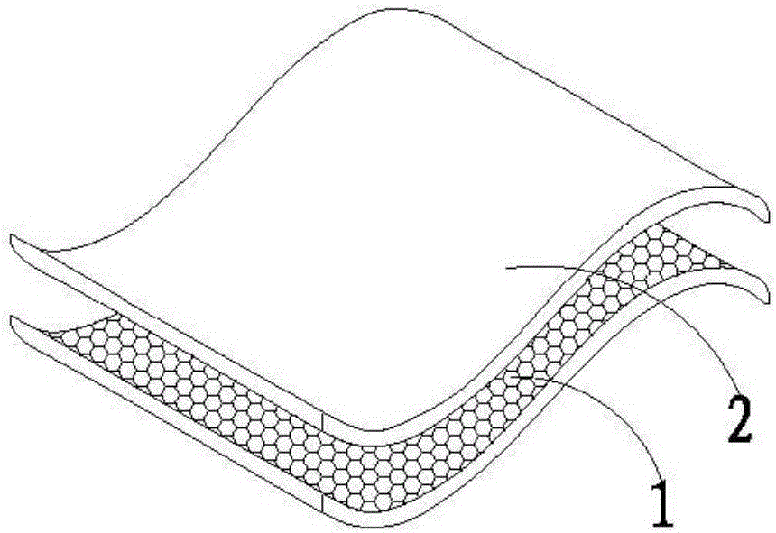 Graphite copper foil composite heat radiating plate