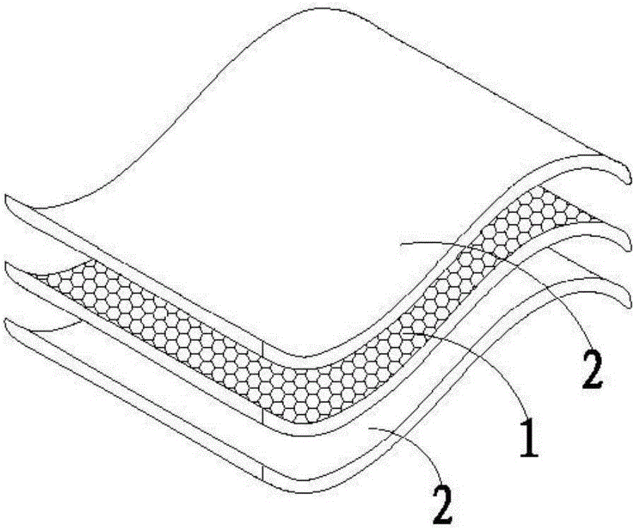 Graphite copper foil composite heat radiating plate