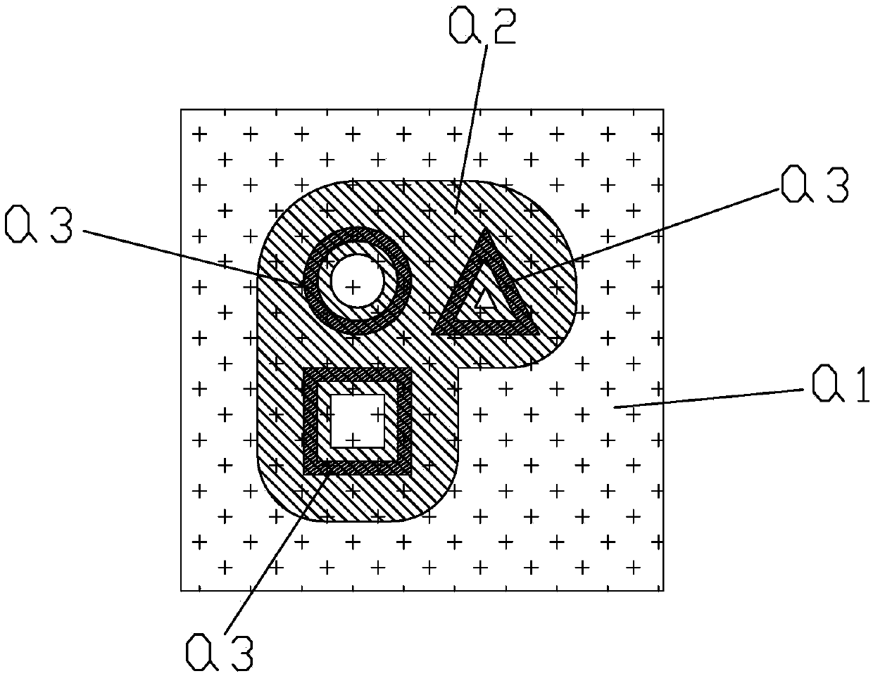 Additive manufacturing method for plastic powder shape-following staircase temperature bed