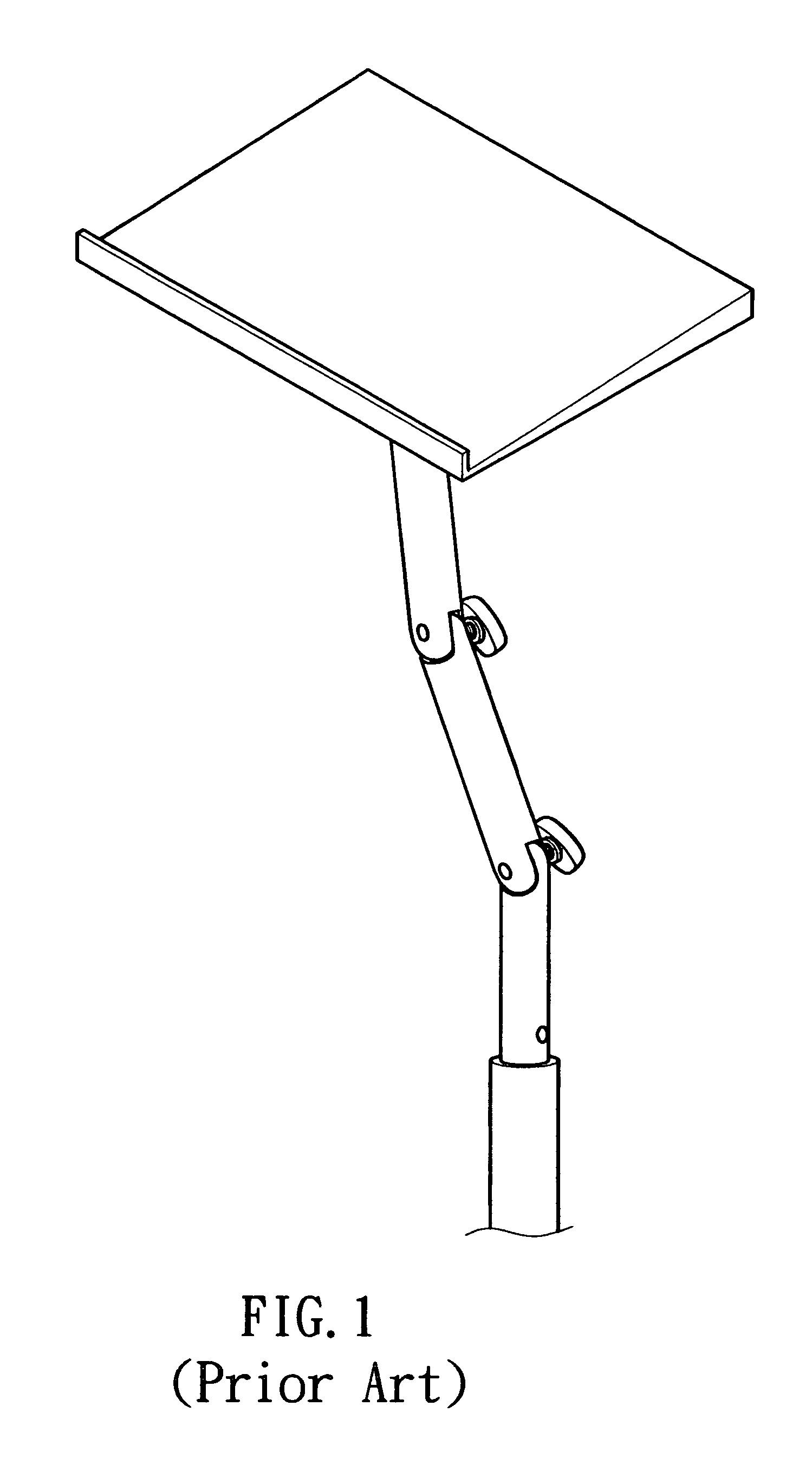 Supporting device for automotive portable electronic instruments