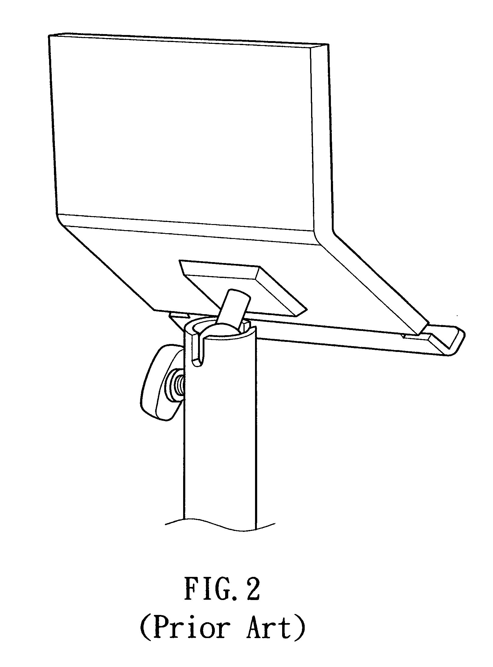 Supporting device for automotive portable electronic instruments