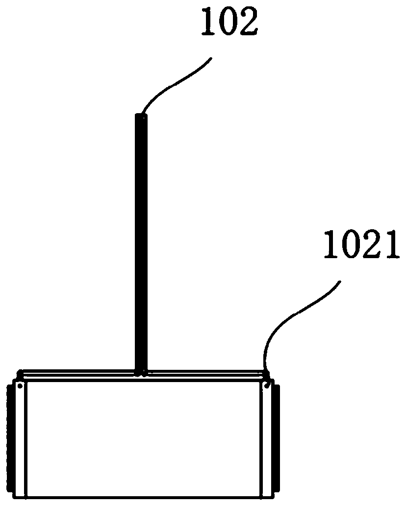 Wind heating unit with externally-arranged evaporator and wind energy power system