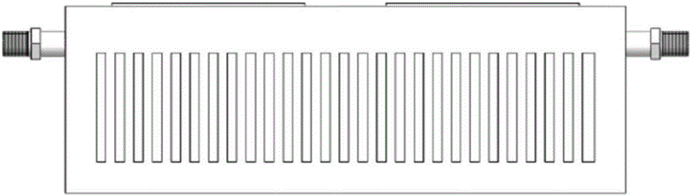 Air-cooling and water-cooling hybrid radiating module for large-power series connected IGBT (Insulated Gate Bipolar Translator)