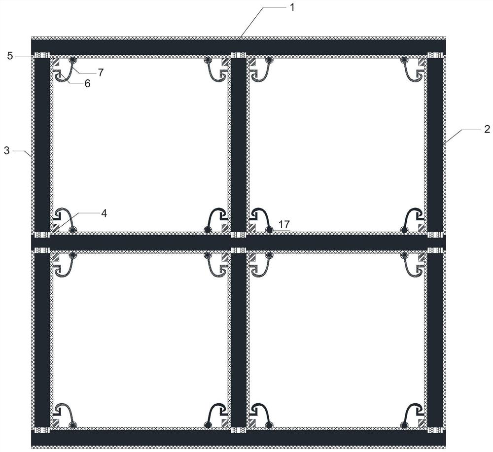 Vertical pouring type solidified soil embankment construction mold and method