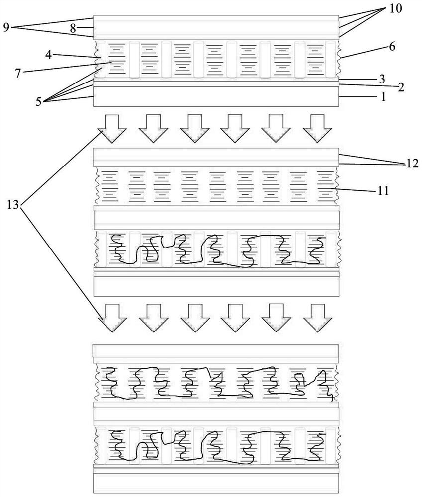 Liquid crystal composite film, preparation method thereof and liquid crystal writing board