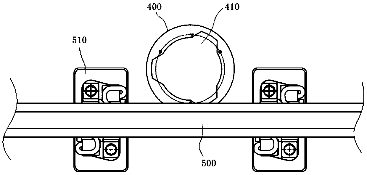 Steel spring floating slab monolithic track bed construction method based on track engineering