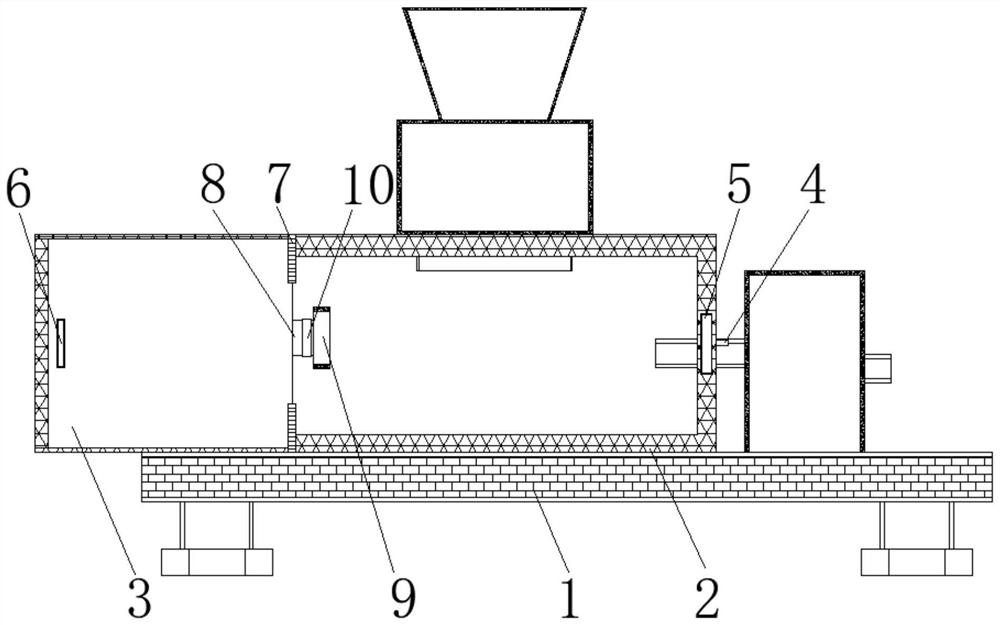 Dust removal device for wood processing