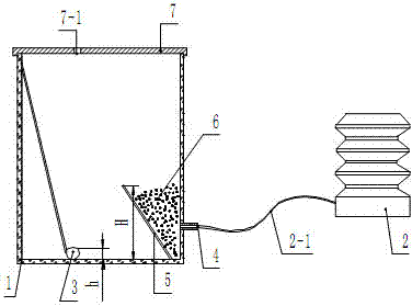 Dust explosion experimenting device