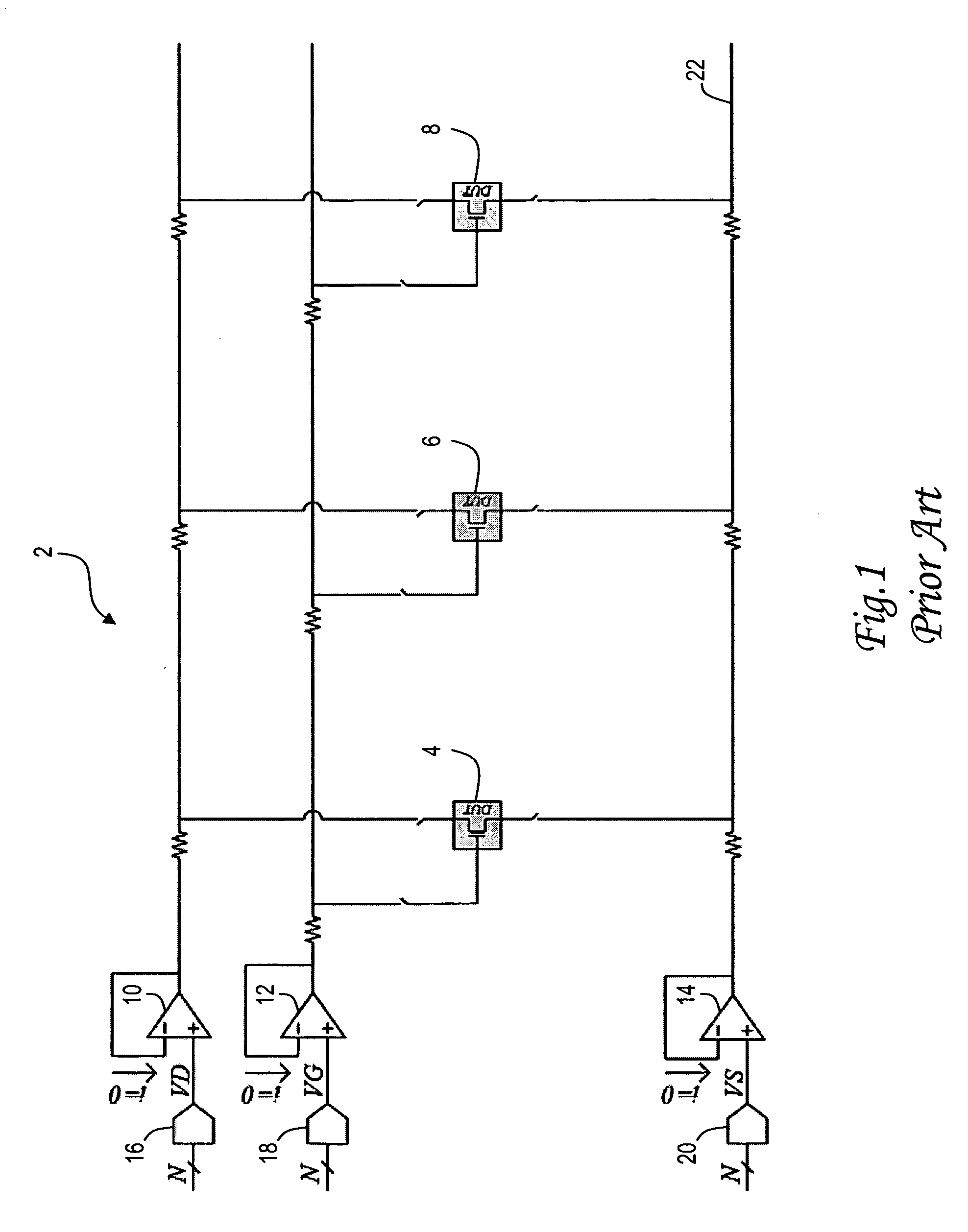 Active cancellation matrix for process parameter measurements