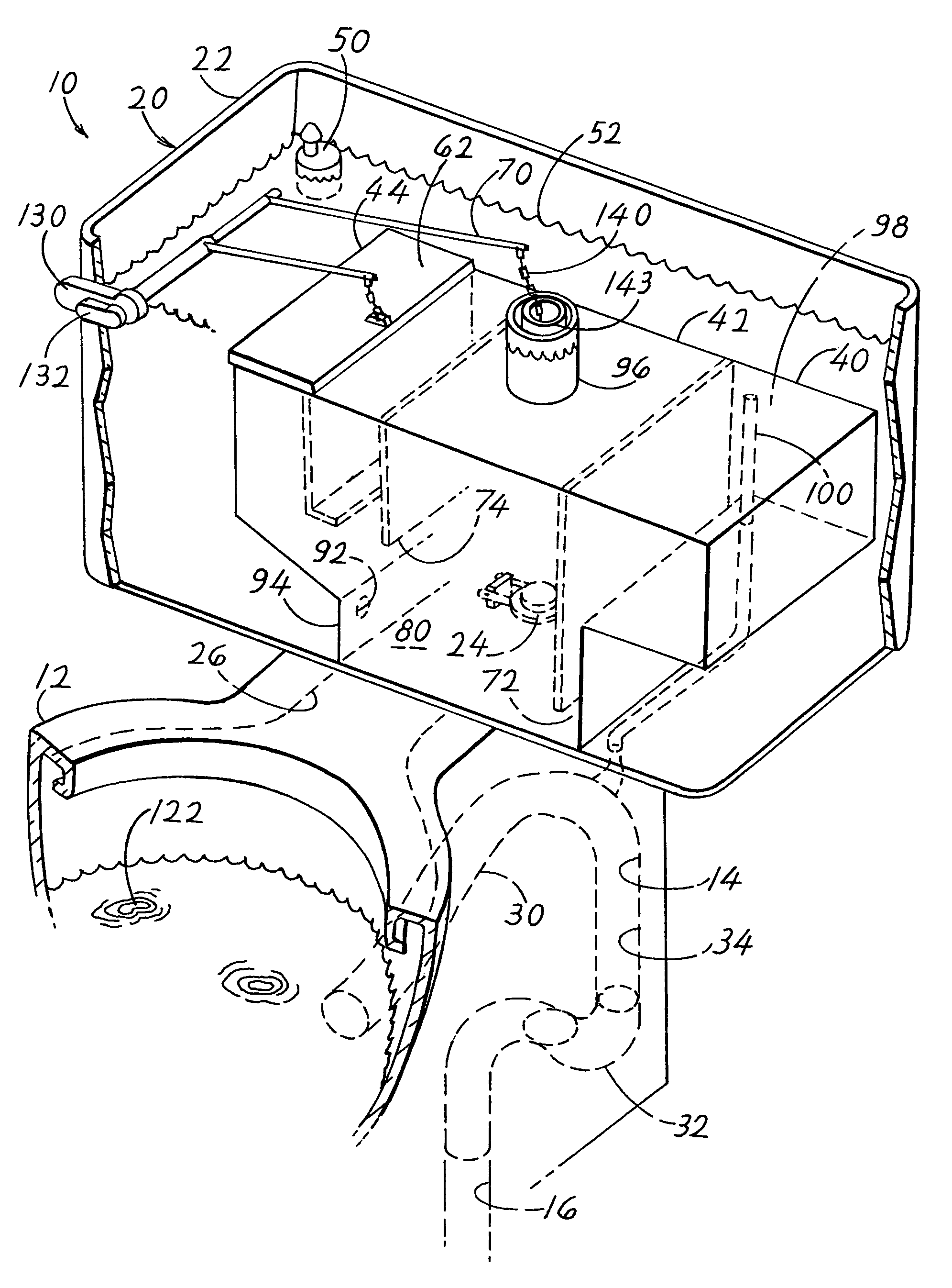 Water saver flush system