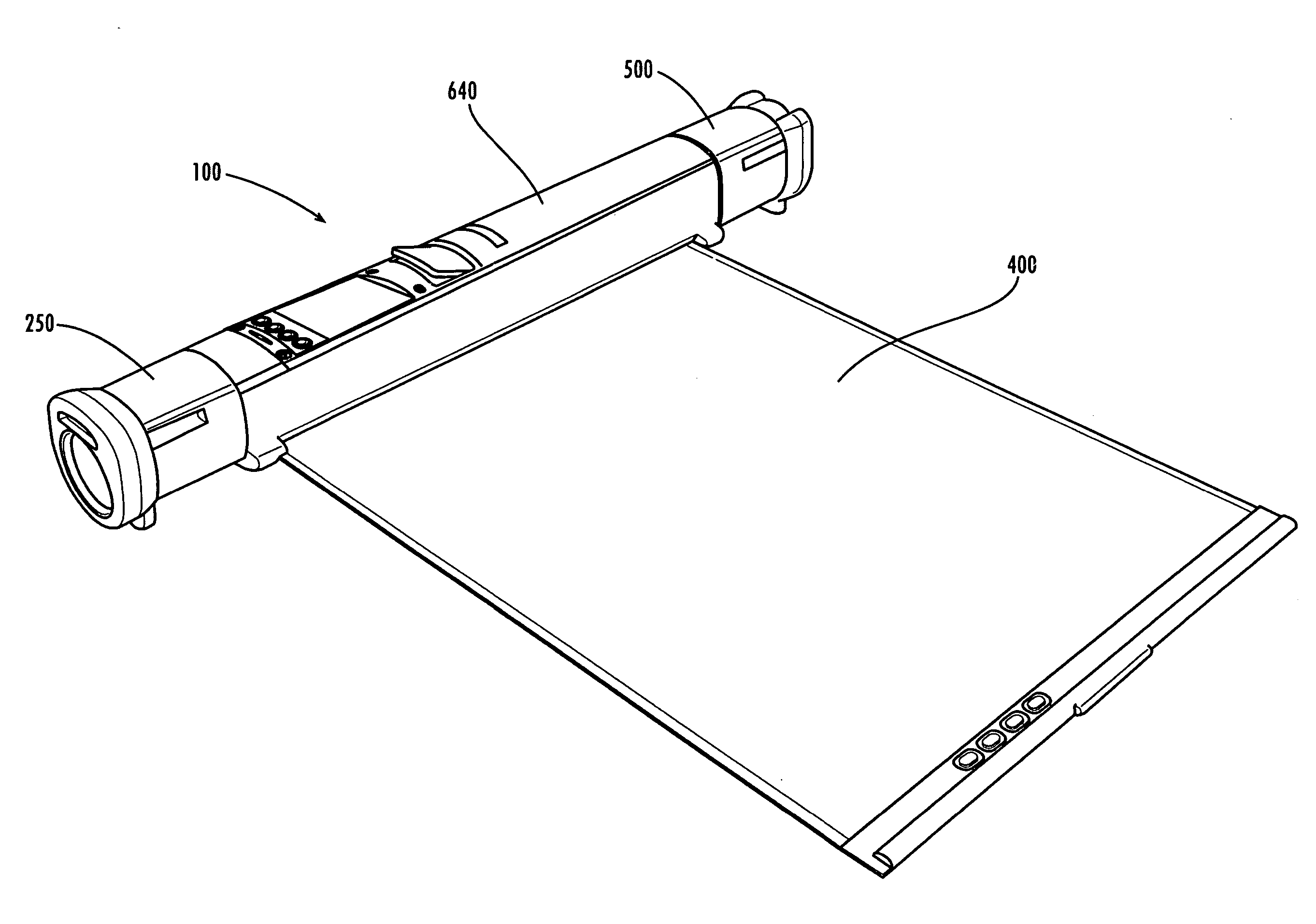 Retractable flexible digital display apparatus