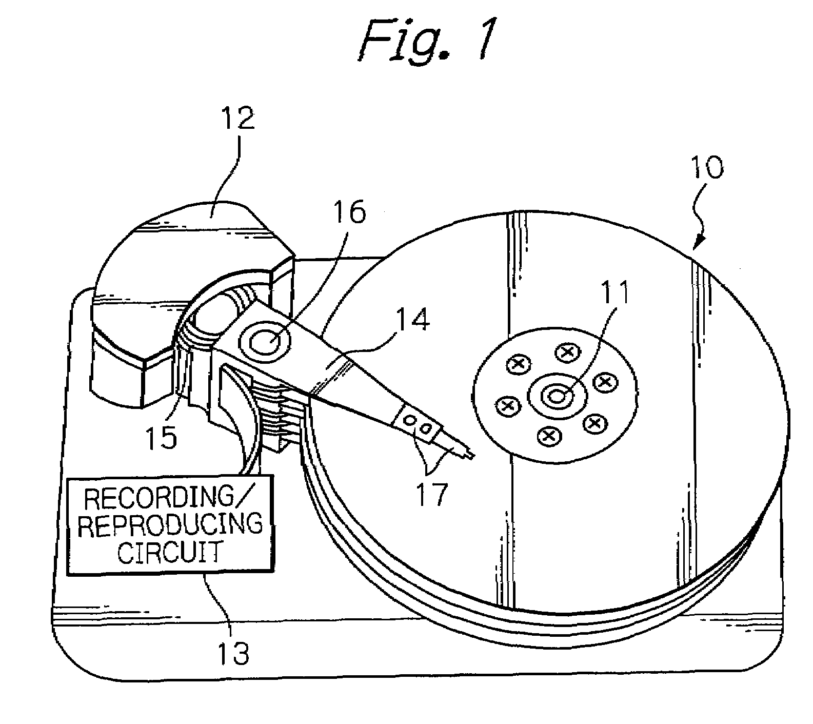 Thin-film magnetic head having heatsink wider on air bearing surface side